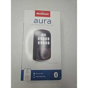 Kwikset Aura Keypad Bluetooth Smart Lock Venetian Bronze Finish NIB